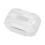 Earphone Storage Box Large Capacity Dustproof Waterproof Shockproof Earphone Box Pearl White 1