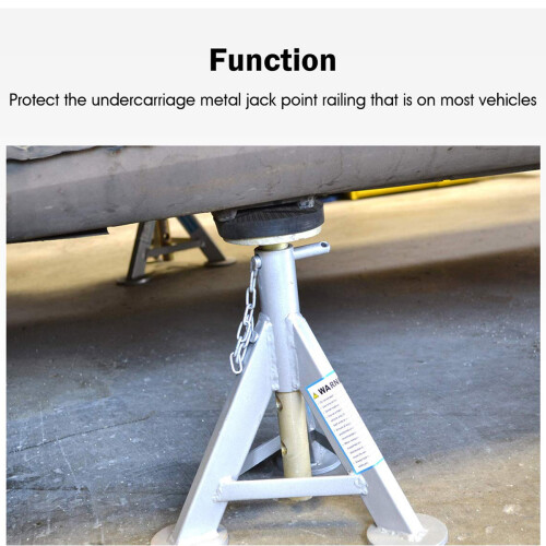 Universal Jack Adapter, Alignment With Side Welding Seam Ensures Precise Lifting, Durable Rubber Construction Offers Durability  Scratch-Free 1