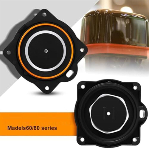Rebuild Kit for HIBLOW HP-80 HP-60 Aeration Systems, Rubber Diaphragms with Long Lasting Functionality, Quick Install Using Household Tools Required 1