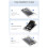 ORICO Adattatore Esterno Trasparente Custodia SSD MSATA A USB 5 Gbps 5