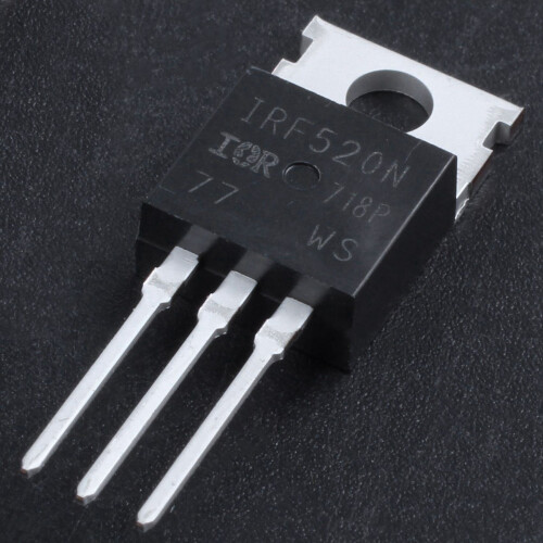 4X 100V 9.7A N-Channel Power Pulled IR MOSFET Transistor IRF520 2