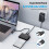USB to /IDE Adapter  USB Hard Drive Cable Adapter for 2.5inch and 3.5inch  Solid State Disk EU Plug 5