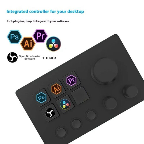 For StreamDeck Global Version Stream Deck Screen Knob Desktop Integrated Console Live Editing Design  Visual Keypad 2