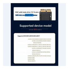 JEYI for Pro / Air Laptop Hard Drive SSD Enclosure USB 3.2Gen 20Gbps Type-C Hard Drive Box External Drive Case