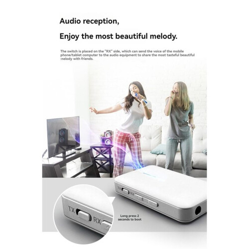 2-In-1  5.3 Ontvanger Zender AUX Autoadapter Desktopcomputer Oude Luidspreker Oude Luidspreker Versterker Converter 2