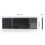 Keyboard Folding Wireless Keypad Touchpad for IOS/Android/Windows Tablet Mobile Phone Keyboard Silver 9