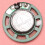 8x 0.25 W 32 Ohm Plastic Magnetic Speaker with 27 mm Diameter Green + Silver 8