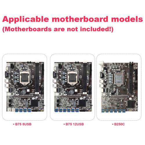 2X I/O Shield Back Plate for B250C B75 12USB B75 8USB Mining Motherboard IO Baffle Chassis Bracket 2