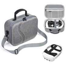 Large Carrying Case for Meta Quest 3 Accessories, Storage Case Bag for Quest 3 VR Headset, Controller Grips, Travel Case