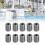 (As show, One size) 10Pcs Male Thread Extension Tool Stainless Steel Threaded Sleeve Components 4