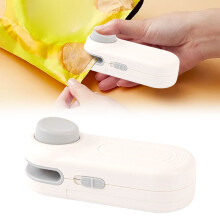 Mini draadloze snacksealer 2-in-1 draagbare voedselzaksealer