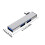 USB C Multiport Adapter 4 Port USB Hubs with Fast 2 USB2.0, USB3.0 Connection for PC, Laptop 3