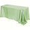 Polyester Satin Tablecloth 60x84 in Black 2