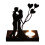 Metal Heart Candlestick – Romantic Black Tea Light Holder 1