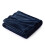 300GSM Navy Blue Fleece Throw Blanket 1