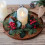 Wooden Easter Wreath Ring with Candle Holder 1