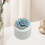 Blue Ceramic Storage Jar with Lid – Hand-Painted Jewelry 1