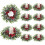 Mini Norfolk Pine Wreath – 3" Real-Touch Christmas Decor 1