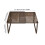Metal Stackable Cabinet Shelf with Grid Panel Black 3