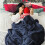 300GSM Navy Blue Fleece Throw Blanket 5