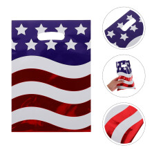 Patriotic Favor Bags with Kraft Handle 100 pcs