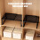 Metal Stackable Cabinet Shelf with Grid Panel Black 6