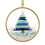 Glass Nativity Ornament Blue 2.36 in 1