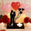 Metal Heart Candlestick – Romantic Black Tea Light Holder 2