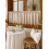 Beige Plaid Cafe Curtain Panel 140x45cm 5