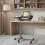 Resenkos Overbed Table,Tray Table,Standing Desk,Adjustable Angle Height Rolling Laptop Table-Black 1