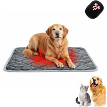 Tapis chauffant auto-chauffant pour chien, thermo-réfléchissant, lavable en 5 couches