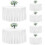 White Round Tablecloth 120" Diameter (6 Pack) Polyester 1