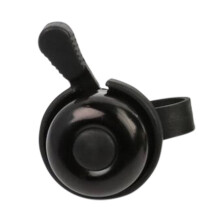 Classic Bike Bell, Aluminum Bicycle Bell, Loud Crisp Clear Sound Bicycle Bike Bell, Suitable for Most Mountain Bikes and Road Bikes Black
