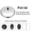 Stainless Steel Wok Lid Silver 1 Pack 2