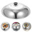 Stainless Steel Wok Lid Silver 1 Pack 1