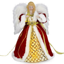 Lighted Angel Tree Topper 32 cm Battery Operated