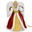 Lighted Angel Tree Topper 32 cm Battery Operated 1