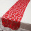 Red Lace Table Runner 35x183cm for Valentine's Day Wedding 4