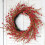 Künstlicher Forsythienkranz, 45 cm, Rot 3