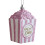 Rose Gold Glitter Christmas Ornaments Set 1
