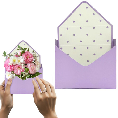Caixa de presente floral vermelha para buquês, 23358cm