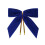 Christmas Bow Tree Topper & Hanging Ornament Set 1