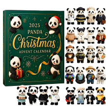 Ημερολόγιο Panda Advent – Κρεμαστά Στολίδια από Ακρυλικό 24 Τεμαχίων