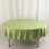 Sage Green Scuba Polyester Round Tablecloth 108 in 2