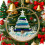 Glass Nativity Ornament Blue 2.36 in 4