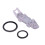 Fishing Hook Holder with 2 Rubber Rings – Quick-Mount ABS 1