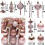 Christmas Tree Baubles Set – 36 Plastic Glitter Ornaments 3