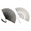 2-Piece Chinese Embroidered Folding Fan Set 4