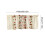 White Polyester Christmas Curtains 140x45cm Rod Pocket 3