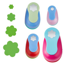 4Pcs Flower-Shaped Craft Punches for Scrapbooking, DIY Invitations & Greeting Cards – Compatible with Paper Crafts